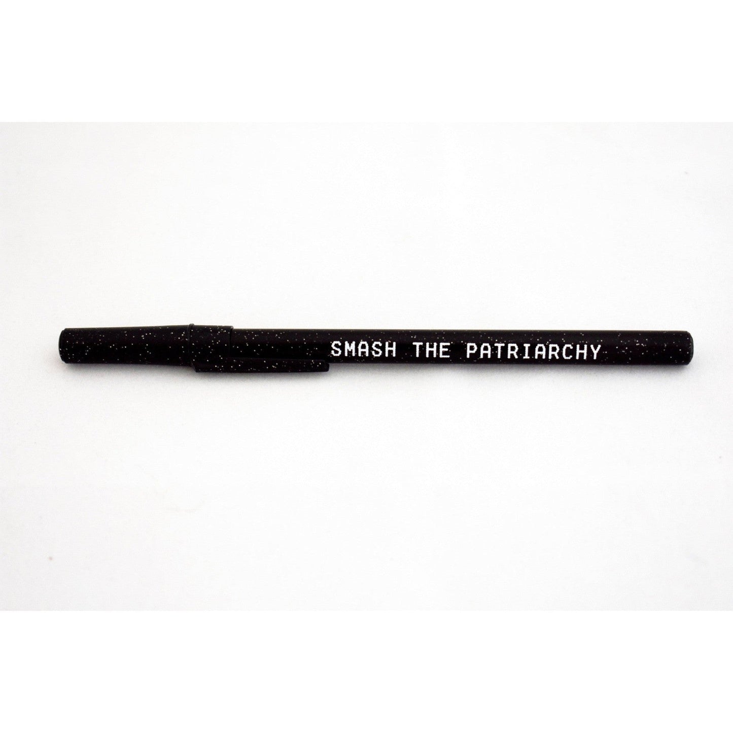 Smash the Patriarchy 6 Pens Black Sparkle Pen Pack by The Bullish Store