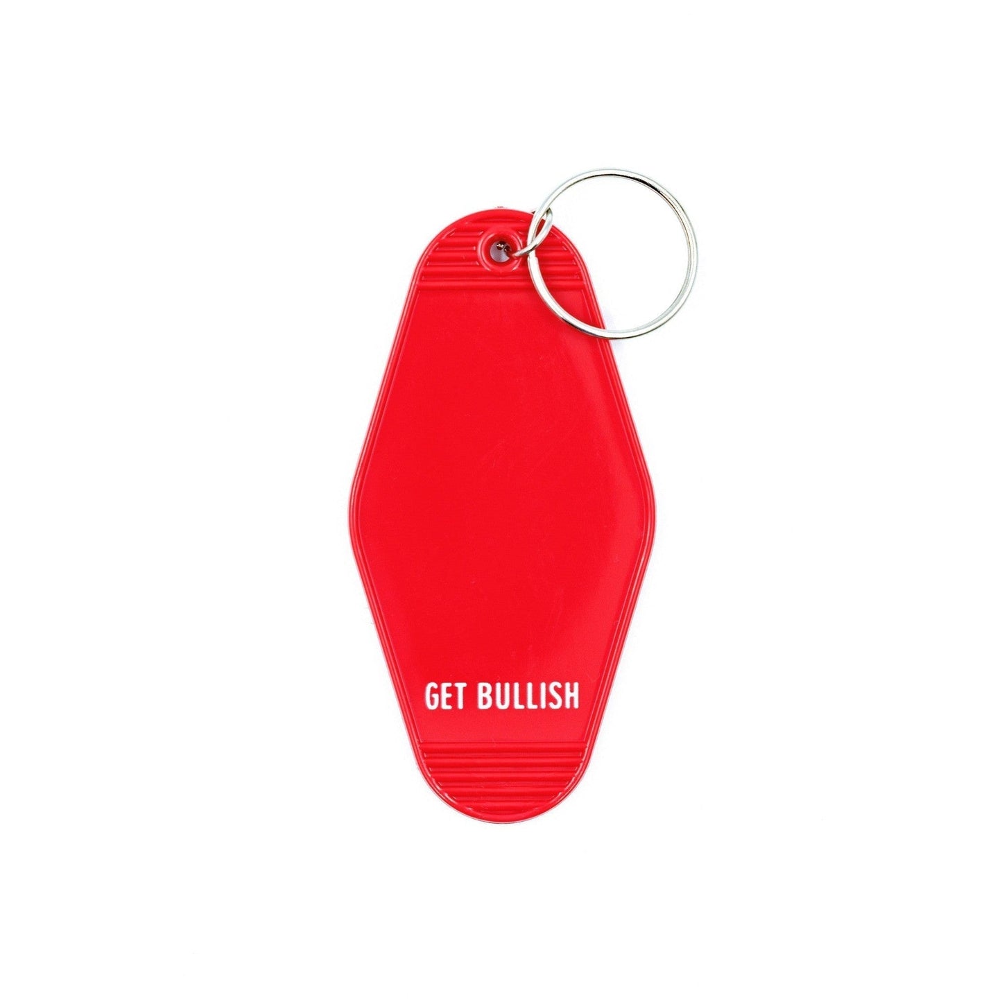 Smasher of the Patriarchy Feminist Motel Keychain in Red by The Bullish Store