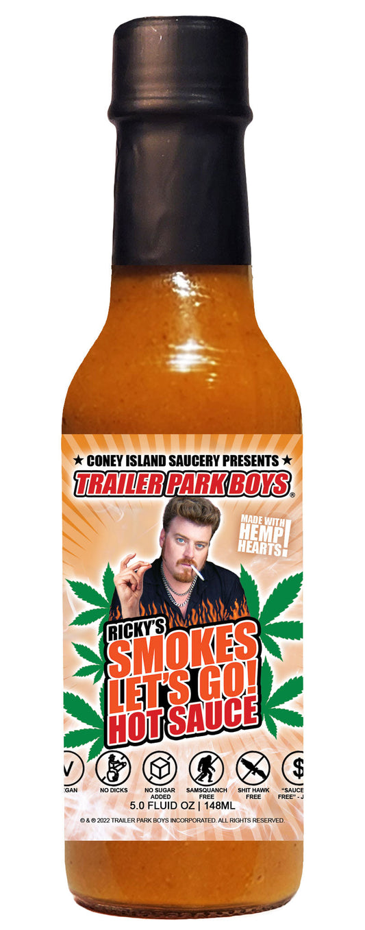 Trailer Park Boys - Ricky's Smokes Let's Go Hot Sauce 5oz by Coney Island Saucery