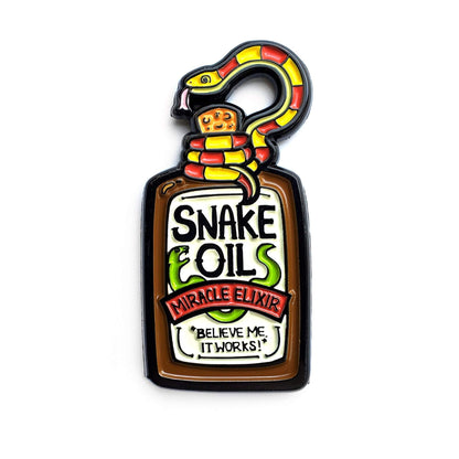 Snake Oil Pin by Kolorspun