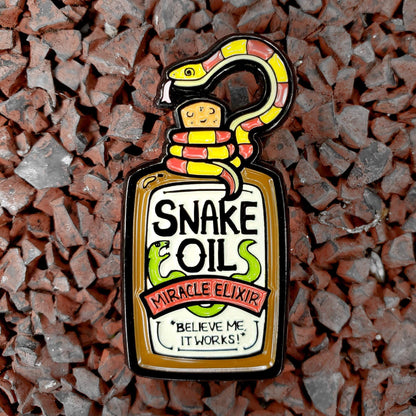 Snake Oil Pin by Kolorspun