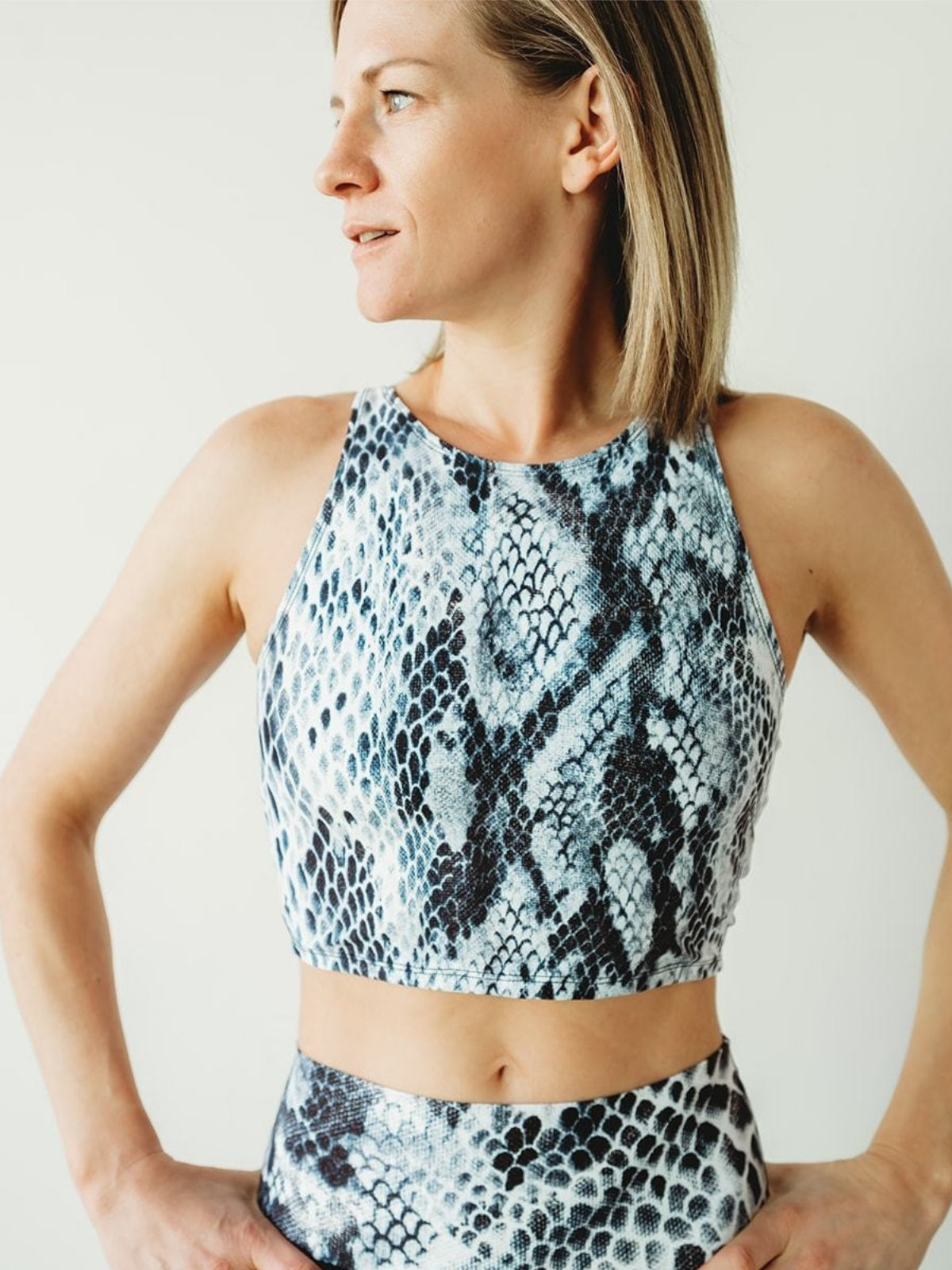 Snakeskin Crop Top *FINAL SALE* by Colorado Threads Clothing