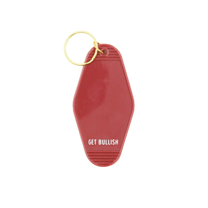 So Pretty and Witty and Gay Motel Style Keychain in Red by The Bullish Store