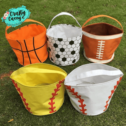 Soccer Halloween Trick Or Treat Totes -Personalized-Embroidered by Crafty Casey's