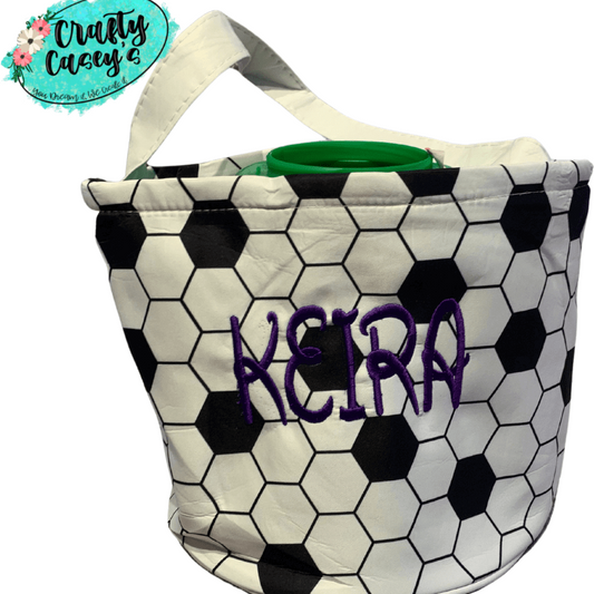 Soccer Halloween Trick Or Treat Totes -Personalized-Embroidered by Crafty Casey's