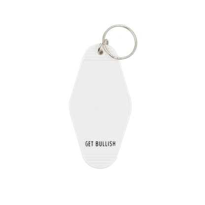 Socialist Snowflake White Motel Style Keychain by The Bullish Store