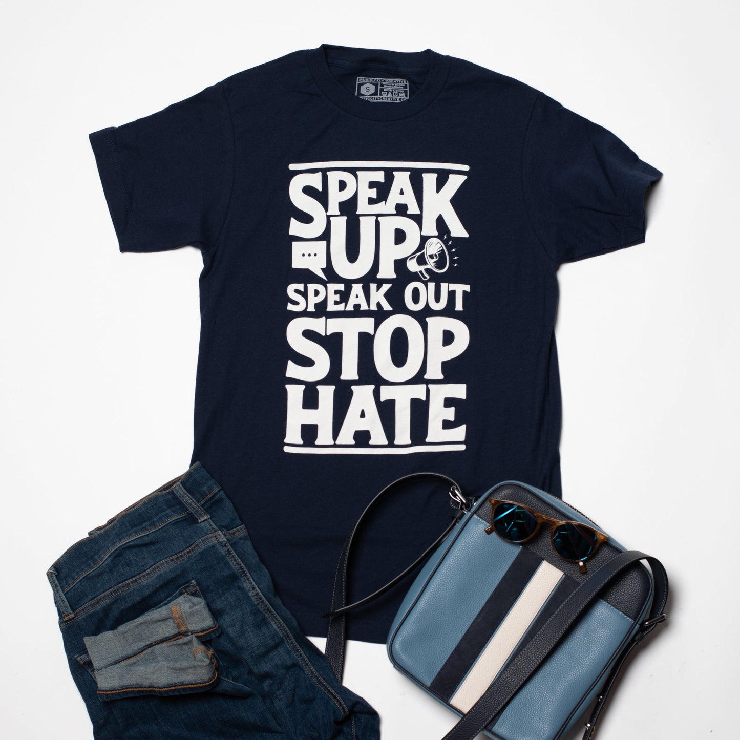 Speak Up Tee by Music City Creative