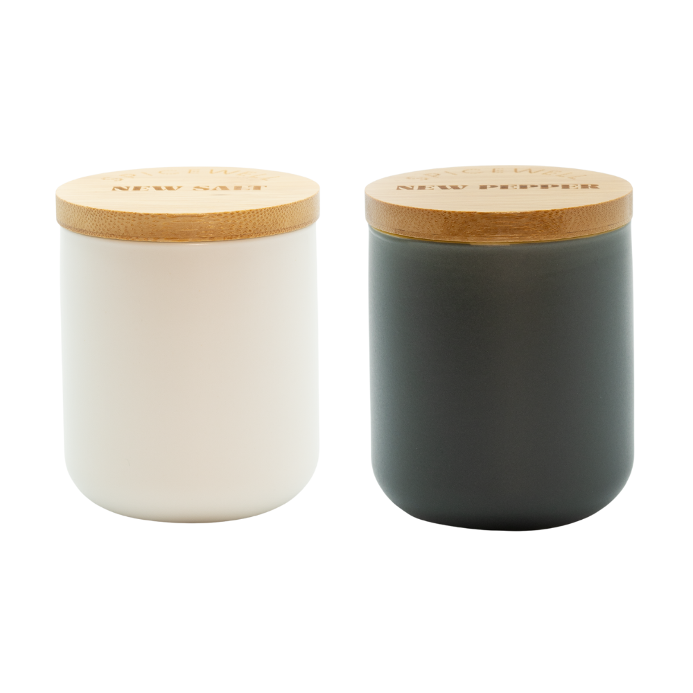 Salt & Pepper Pinch Pots + Scoops by Spicewell