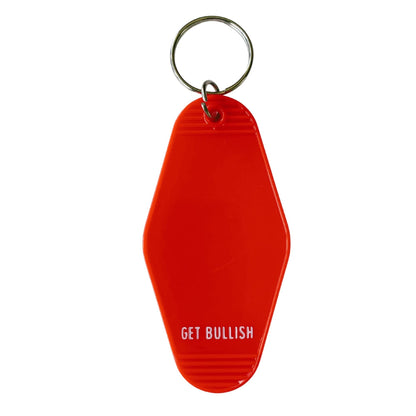 Spicy Like Extra Mild Salsa Motel Style Keychain in Red by The Bullish Store