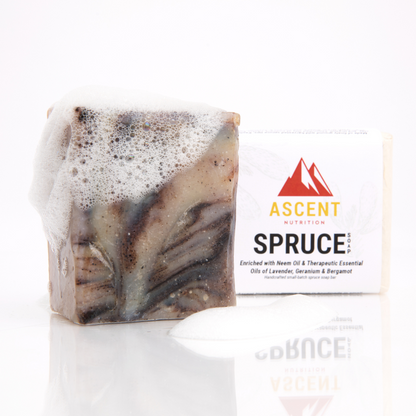 Wild-Harvested Spruce Soap, 6 oz Bar by Ascent Nutrition