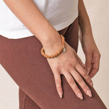 Rudraksha Om Bracelet by Tiny Rituals