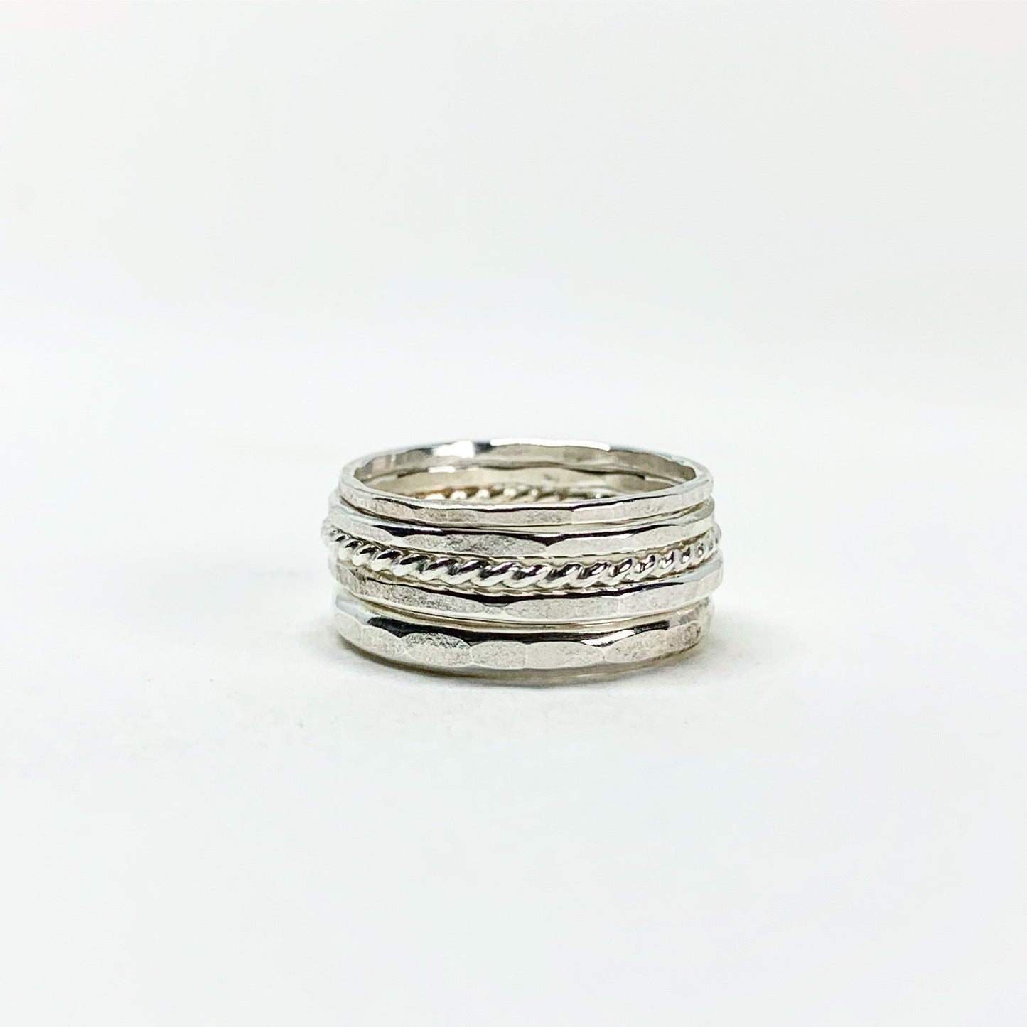 Five Stacking Ring Set by Jennifer Cervelli Jewelry