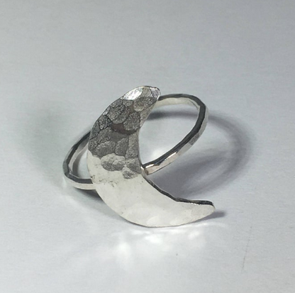 Crescent Moon Ring by Jennifer Cervelli Jewelry