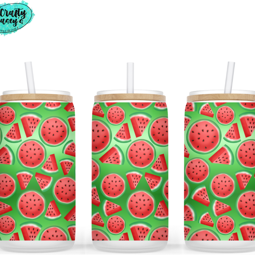 Strawberry In The Green Beer Can Glasses by Crafty Casey's