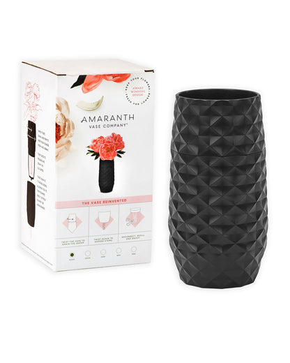 The Amaranth Vase - Black - 7.5" by Amaranth Vases