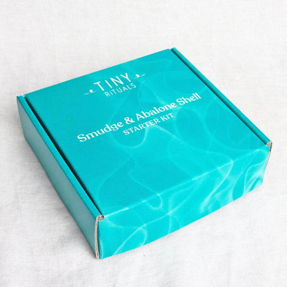 Smudge Starter Kit with Abalone Shell by Tiny Rituals