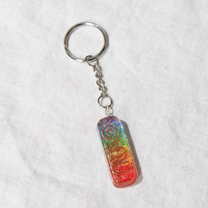 Orgonite Gemstone Keychains by Tiny Rituals