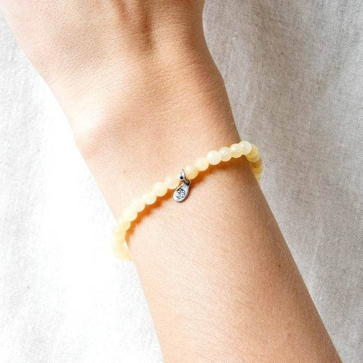 Yellow Jade Energy Bracelet by Tiny Rituals