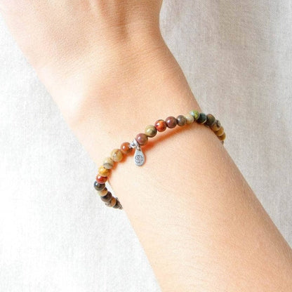 Natural Picasso Jasper Energy Bracelet by Tiny Rituals