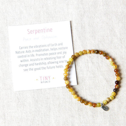 Serpentine Energy Bracelet by Tiny Rituals