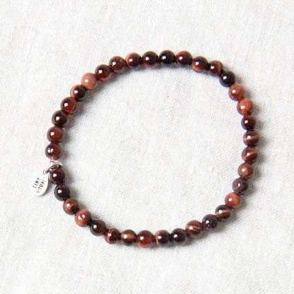 Red Tiger Eye Energy Bracelet by Tiny Rituals