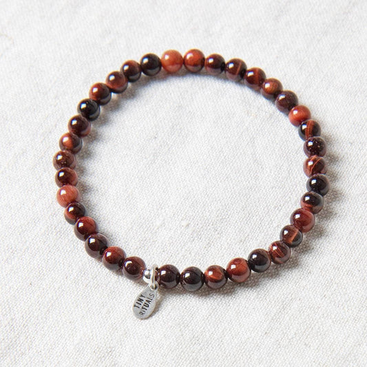 Red Tiger Eye Energy Bracelet by Tiny Rituals