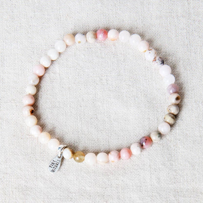 Peruvian Pink Opal Energy Bracelet by Tiny Rituals