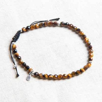 Tiger Eye Energy Anklet by Tiny Rituals