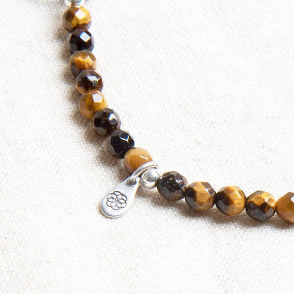 Tiger Eye Energy Anklet by Tiny Rituals