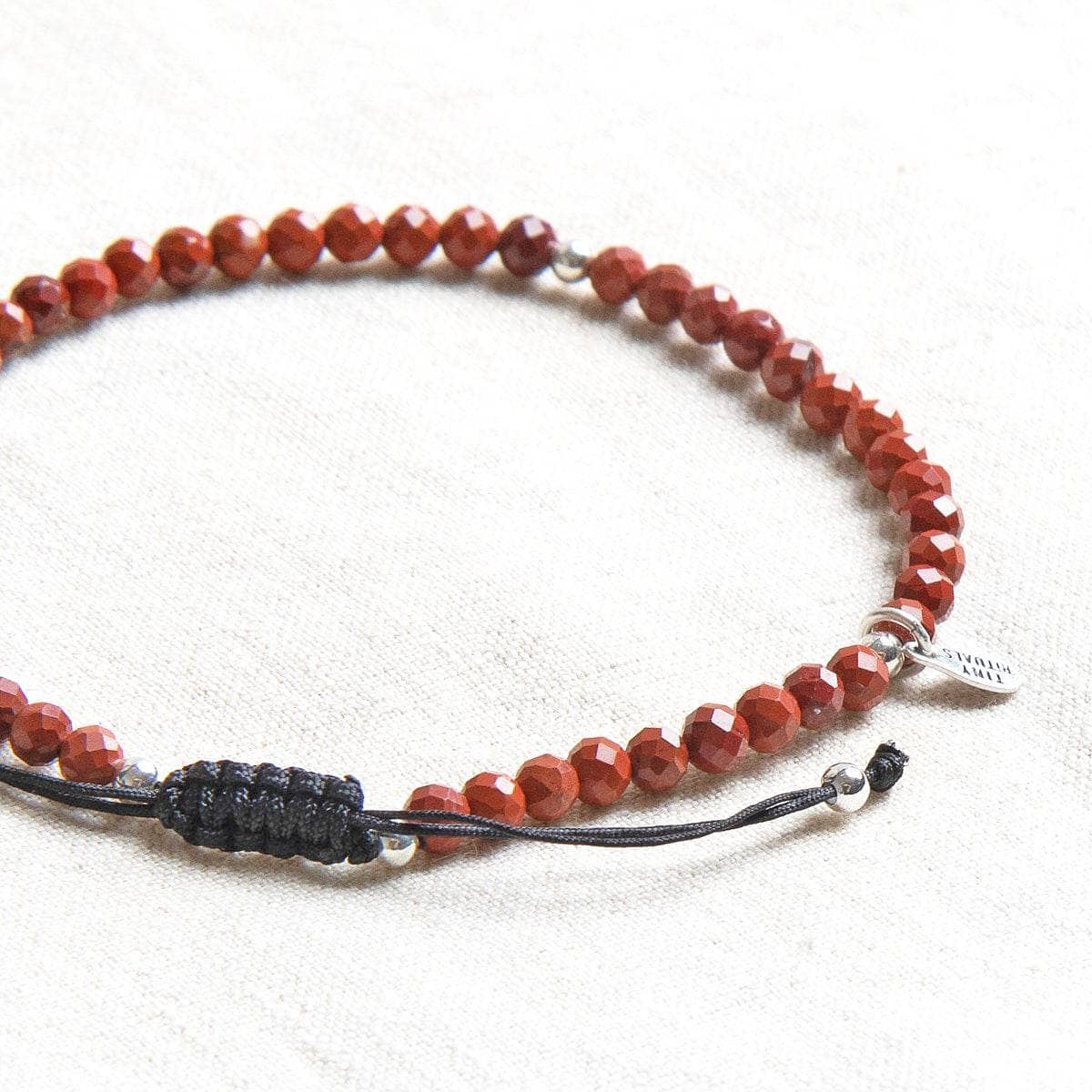 Red Jasper Energy Anklet by Tiny Rituals