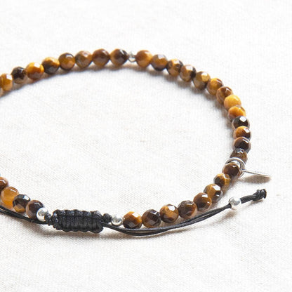 Tiger Eye Energy Anklet by Tiny Rituals