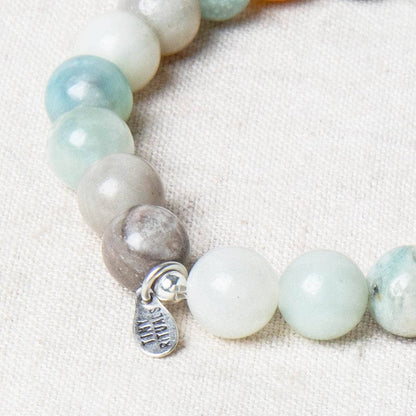 Multi-Amazonite Energy Bracelet 8mm by Tiny Rituals