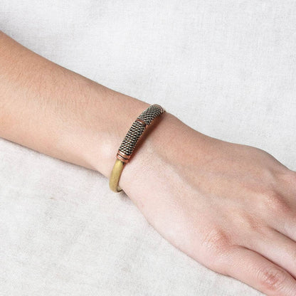 Tibetan Handcrafted Copper Healing Bracelet by Tiny Rituals