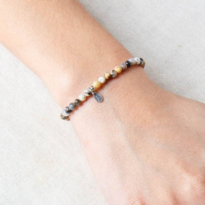 Yellow Dendritic Opal Energy Bracelet by Tiny Rituals