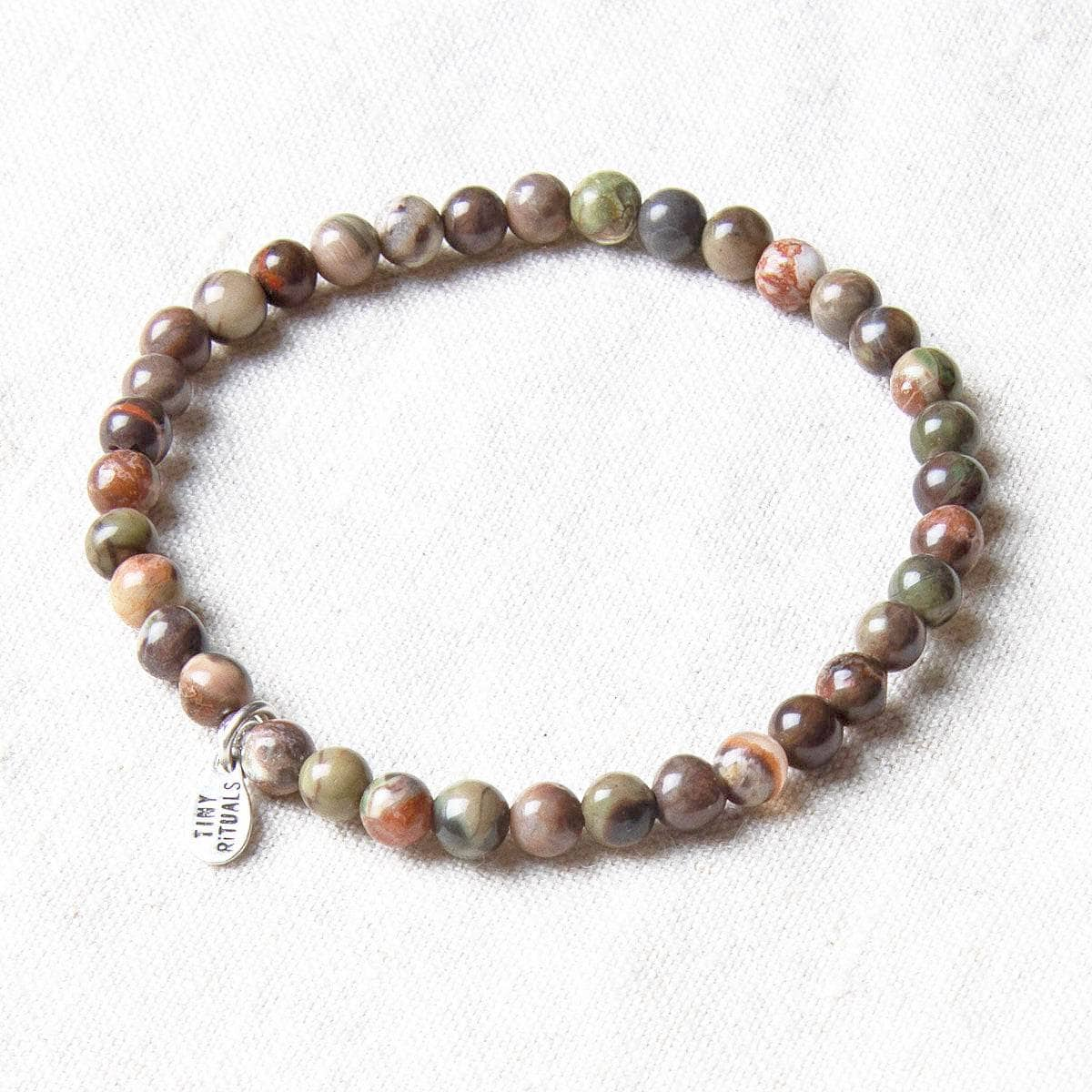 Natural Ocean Jasper Energy Bracelet by Tiny Rituals