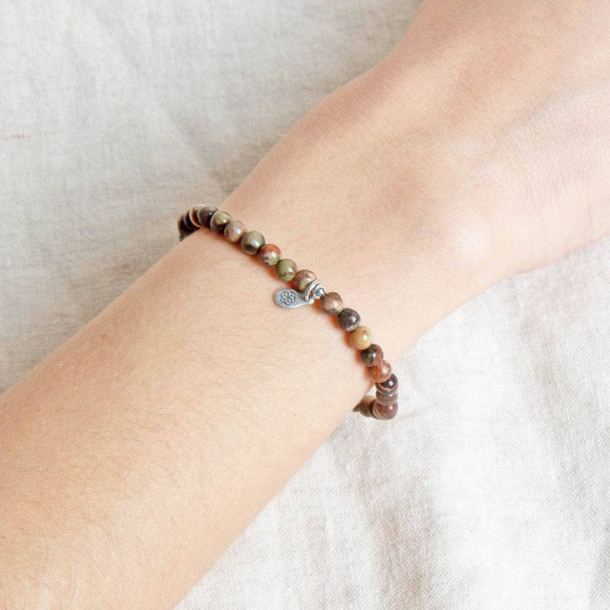 Natural Ocean Jasper Energy Bracelet by Tiny Rituals