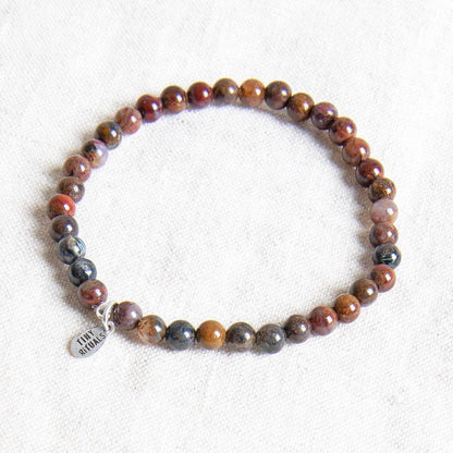 Natural African Pietersite Energy Bracelet by Tiny Rituals