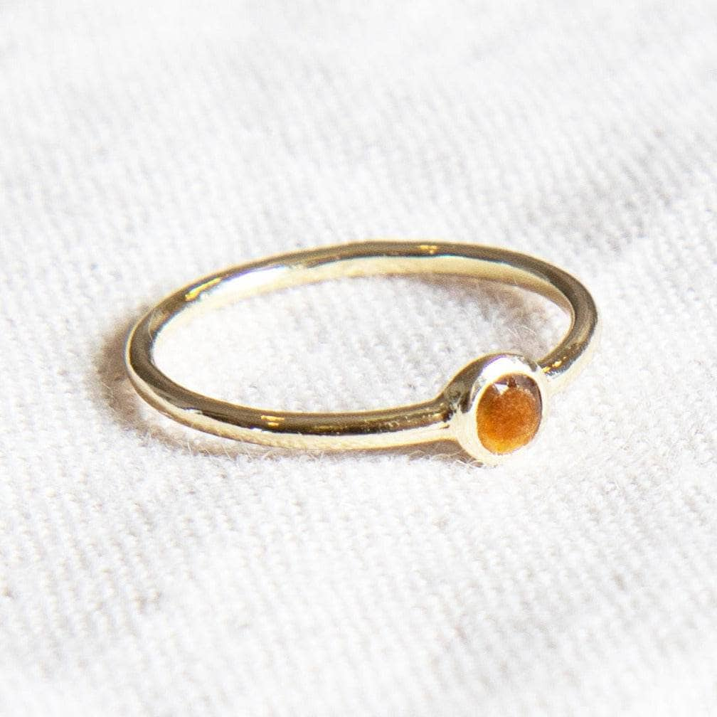 Tiger Eye Silver or Gold Ring by Tiny Rituals