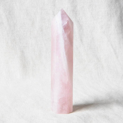 Rose Quartz Obelisk - 6 inch by Tiny Rituals