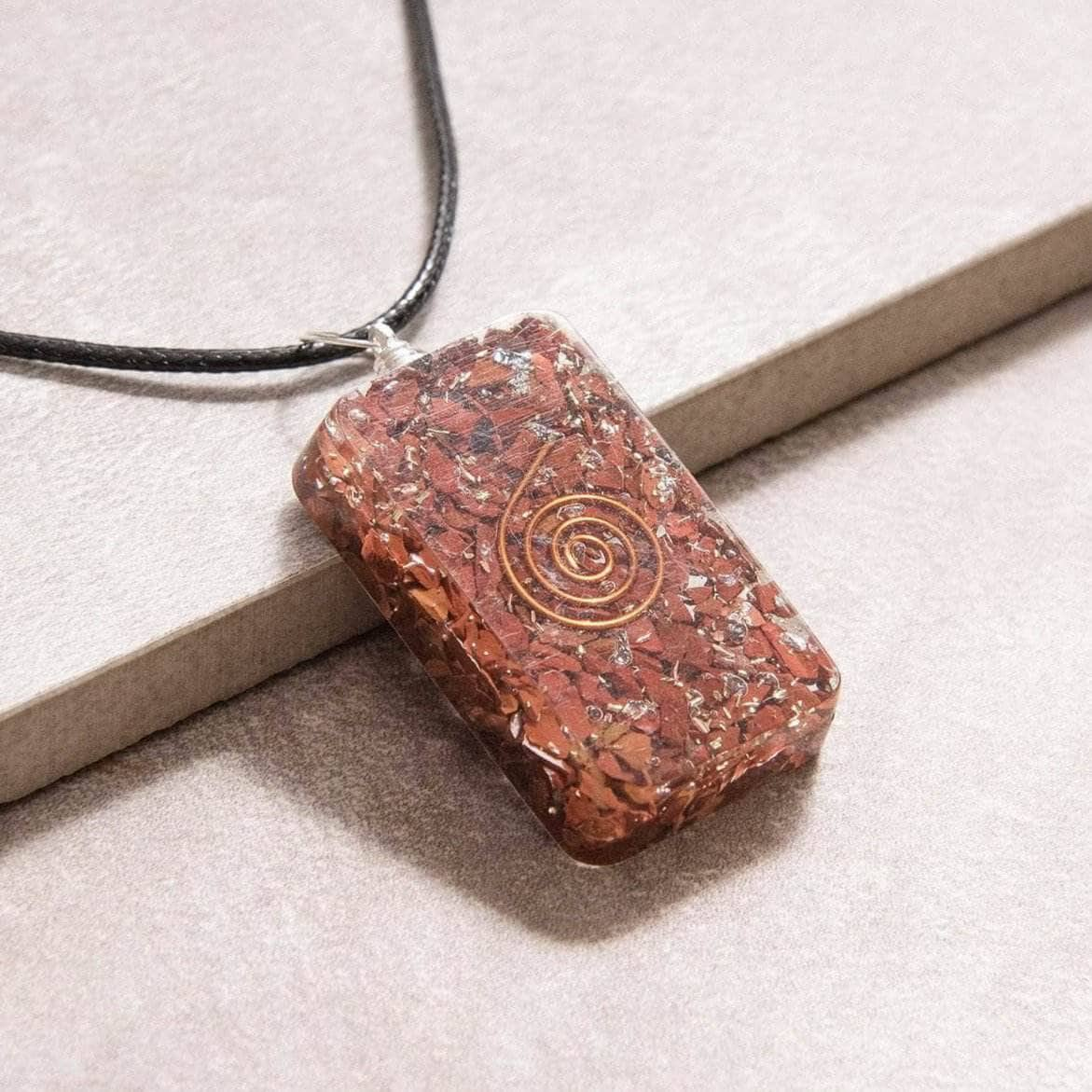 Orgone Gemstone Pendants by Tiny Rituals