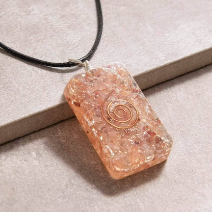 Orgone Gemstone Pendants by Tiny Rituals