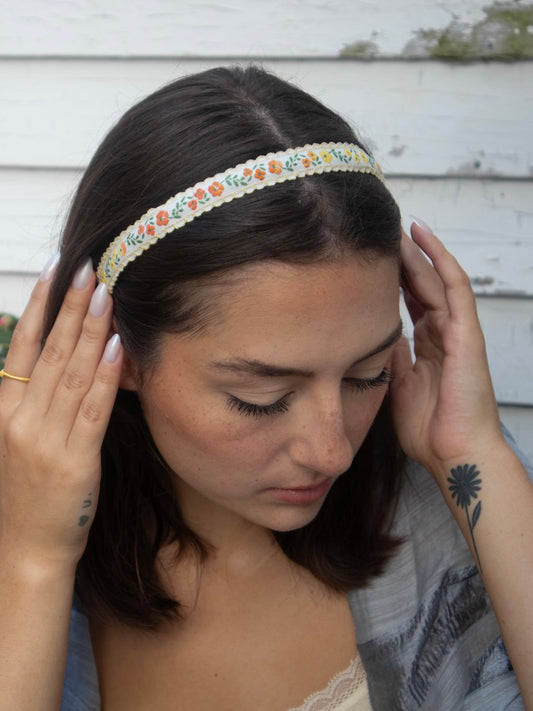 Sunny Days Skinny Headband by Ash & Rose