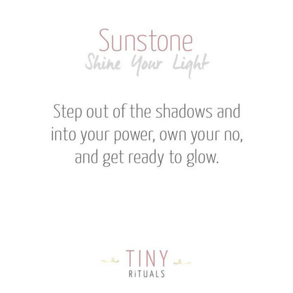 Sunstone Energy Bracelet by Tiny Rituals