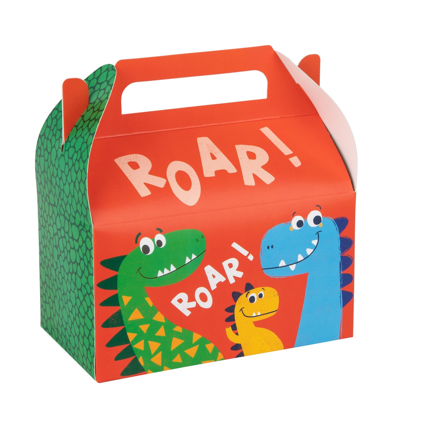 Dinosaur Paper Treat Box Birthday, Baby Shower and Holiday Party Decor 6.25x3.75x3.5 Inches 20 Pack by Hammont