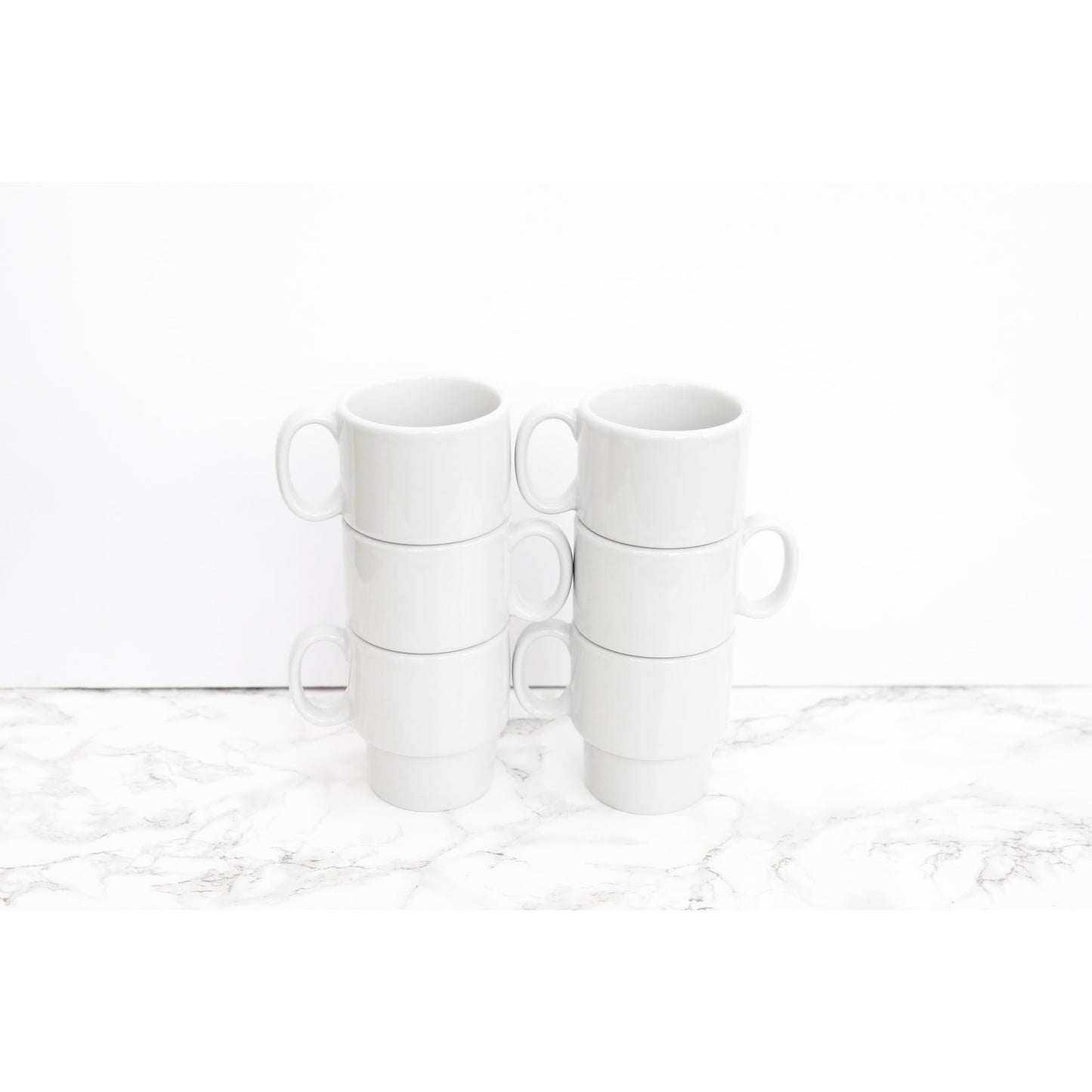 Sandbar Stackable Mug Set by Tuxton Home