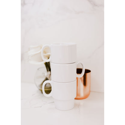 Sandbar Stackable Mug Set by Tuxton Home