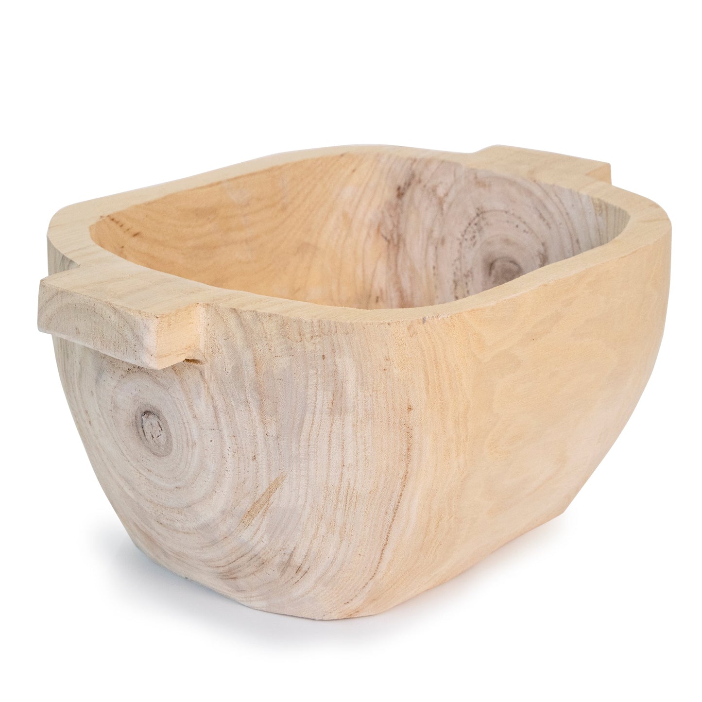 Paulownia Handle Bowl by Andaluca Home