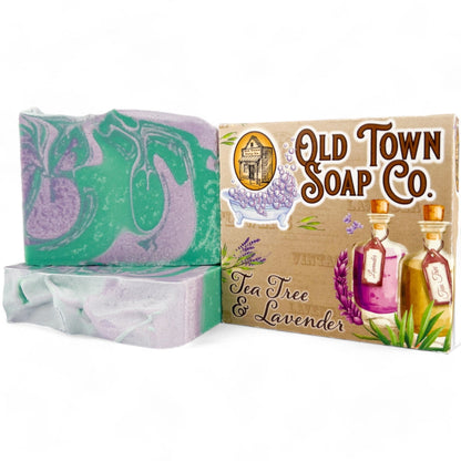 Tea Tree & Lavender Soap -Bar Soap by Old Town Soap Co.