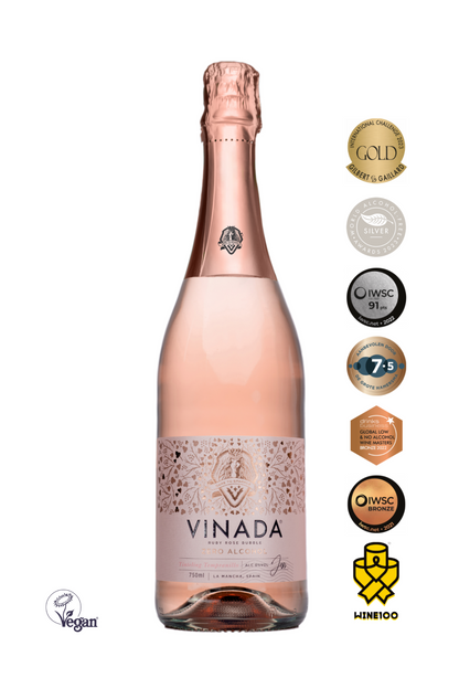 VINADA® - TINTELING TEMPRANILLO ROSÉ (0%) 750 ML by VINADA USA