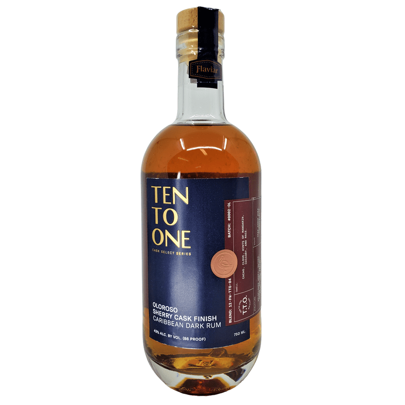 Ten To One Oloroso Sherry Cask Finish 'Flaviar Selection' Dark Rum by CraftShack Spirits Marketplace